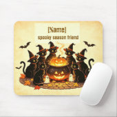 Gruselige Saison Freundin Personalisiertes Hallowe Mousepad (Mit Mouse)