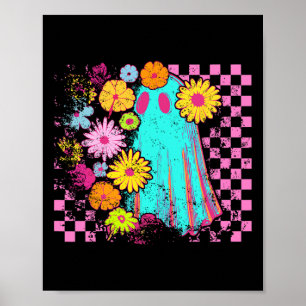 Gruselige Saison Frohes Halloween Lustiger Geist W Poster