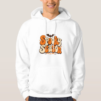 Gruselige Saison Groovy Retro-Typografie-T-Shirt Hoodie
