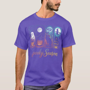 Gruselige Saison Halloween Vintage Halloween Horro T-Shirt