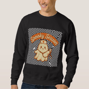 Gruselige Saison Krankenschwester-Shirt Süßer Ge Sweatshirt