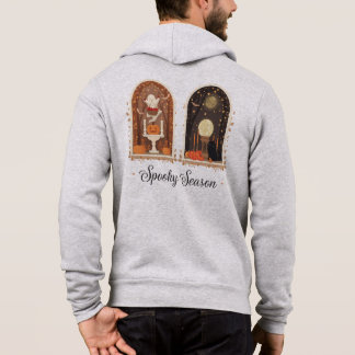 Gruselige Saison Rückendruck Kapuzenpullover Hoodie
