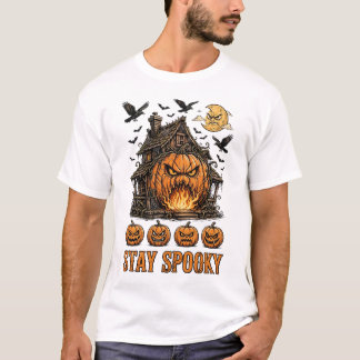 Gruselige Saison Süße Geister-Kürbis-Halloween-Shi T-Shirt