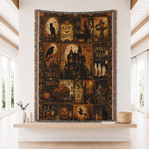 Gruselige Saison Vintage Halloween-Dekoration Decke