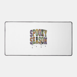 Gruselige Saison Vintage Halloween-Schriftzug Desi Schreibtischunterlage