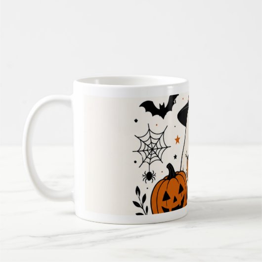 Gruselige Saison voller Spaß Kaffeetasse (Links)