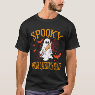 Gruselige Schulcafeteria-Mitarbeiter Halloween-Sch T-Shirt