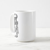 gruselige siamesische Zwillinge Skelett Kinder Ana Kaffeetasse (Vorderseite Links)