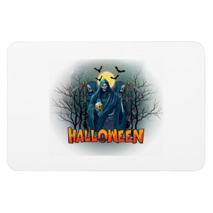 Gruselige Skelett-Nacht Halloween, meine Halloween Magnet