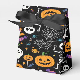 Gruselige Skelette für Halloween Geschenkschachtel