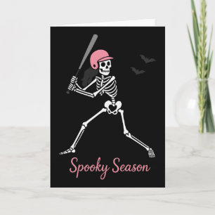Gruselige Softll Skelette Halloween Kostüm Stimmun Karte