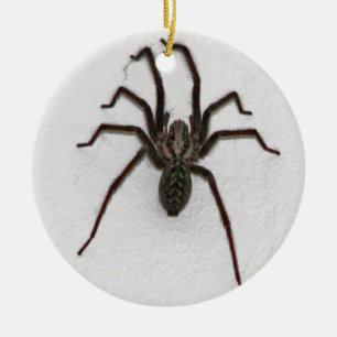 Gruselige Spinne Keramikornament