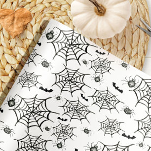 Gruselige Spinnen Halloween-Geschenkpapier Geschenkpapier