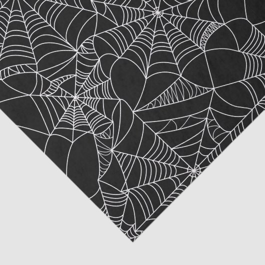Gruselige Spinnen-Netze Seidenpapier (Ausschnitt)