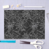 Gruselige Spinnen-Netze Seidenpapier (Handwerk)