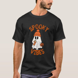 gruselige Stimmung Halloween süßer Geist T-Shirt