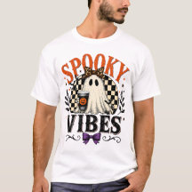 Gruselige Stimmung Süßes Retro-Halloween-T-Shirt