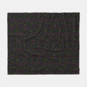 Gruselige Streusel Fleecedecke (Vorderseite (Horizontal))
