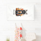 Gruselige süße Katze Halloween Banner (Insitu)