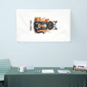 Gruselige süße Katze Halloween Banner (Messeveranstaltung)