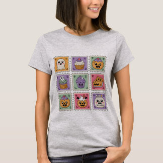Gruselige Süßigkeiten Stempelsammlung | Kawaii Süß T-Shirt