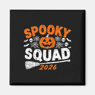 Gruselige Truppe 2026 passende Halloween-Familie Magnet