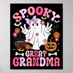 Gruselige Urgroßmutter Halloween Urgroßmutter G Poster