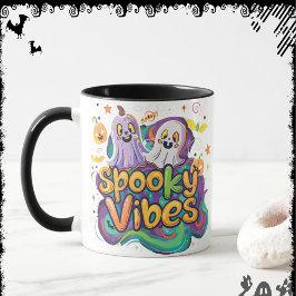 Gruselige Vibes | ExDesigner | Halloween Tasse