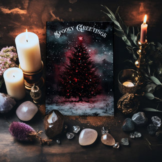 Gruselige Weihnachtskarte