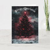 Gruselige Weihnachtskarte (Vorderseite)