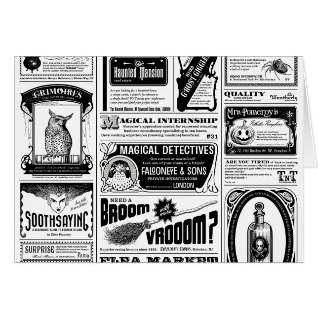 gruselige Zeitung (Vorderseite (Horizontal))