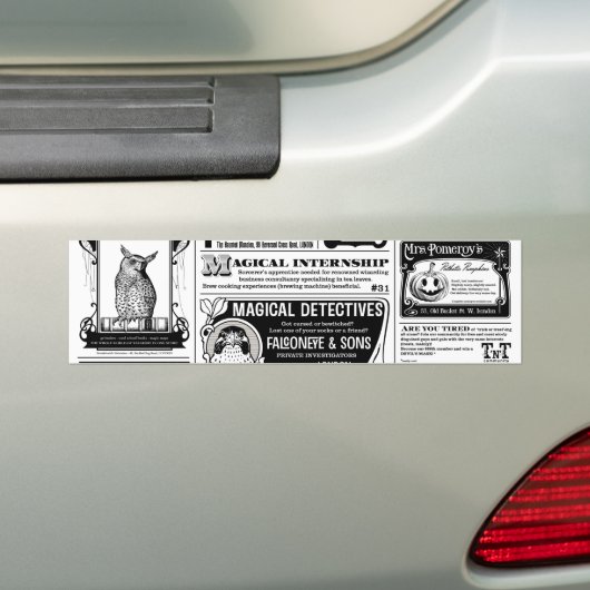 gruselige Zeitung Autoaufkleber (Auf Auto)