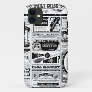 gruselige Zeitung iPhone 11 Hülle