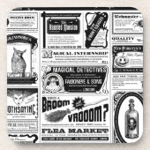 gruselige Zeitung Untersetzer (Vorderseite)