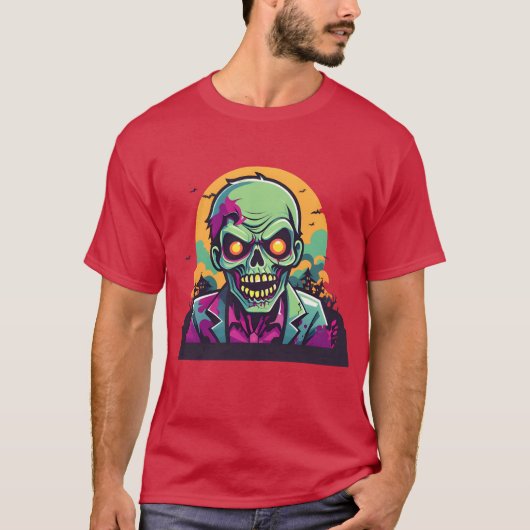 gruselige Zombie-Freunde T-Shirt (Vorderseite)