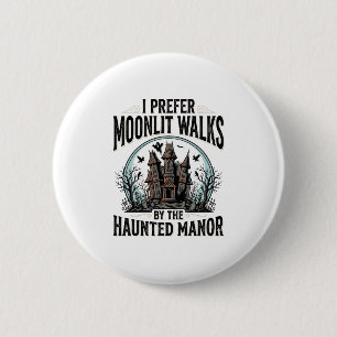 Gruseligen Haus Spaziergänge Lustiger Vintage Hall Button