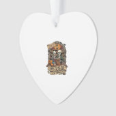 Gruseliger als Bücher Überfällige Gebühren Skelett Ornament (Vorderseite)