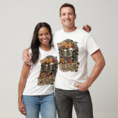 Gruseliger als Bücher Überfällige Gebühren Skelett T-Shirt (Unisex)