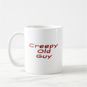 Gruseliger alter Mann Kaffeetasse (Links)