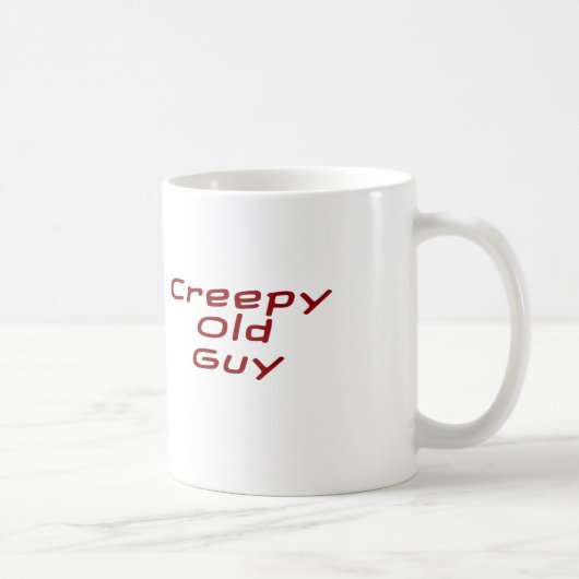 Gruseliger alter Mann Kaffeetasse (Rechts)