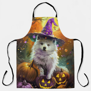 Gruseliger Amerikanischer Eskimo-Halloween-Hexe un Schürze
