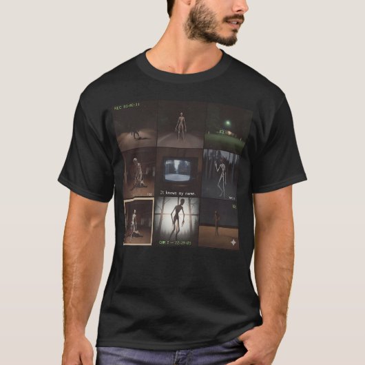 Gruseliger analoger Horror T-Shirt (Vorderseite)