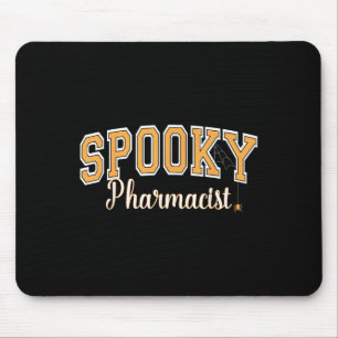 Gruseliger Apotheker Halloween Spinne Varsity Oran Mousepad