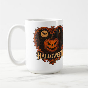 Gruseliger Ästhetik-Halloween-Klassiker-Mug 15 oz Kaffeetasse
