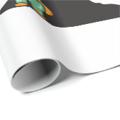 Gruseliger Aufkleber Geschenkpapier (Rolleneckpunkt)