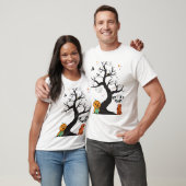 Gruseliger Aufkleber T-Shirt (Unisex)