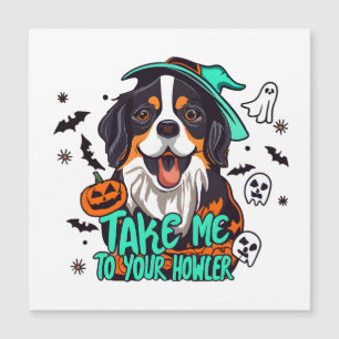 Gruseliger Berner Halloween: Bring mich zu deinem  Magnetkarte