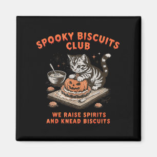 Gruseliger Biscuit-Club-Katze-Halloween-Backen Magnet