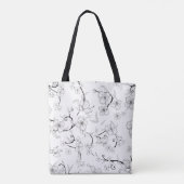 Gruseliger Blumenmuster 7 Tasche (Rückseite)