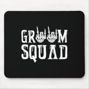 Gruseliger Bräutigam-Trupp Gothic-Hochzeit Hallowe Mousepad